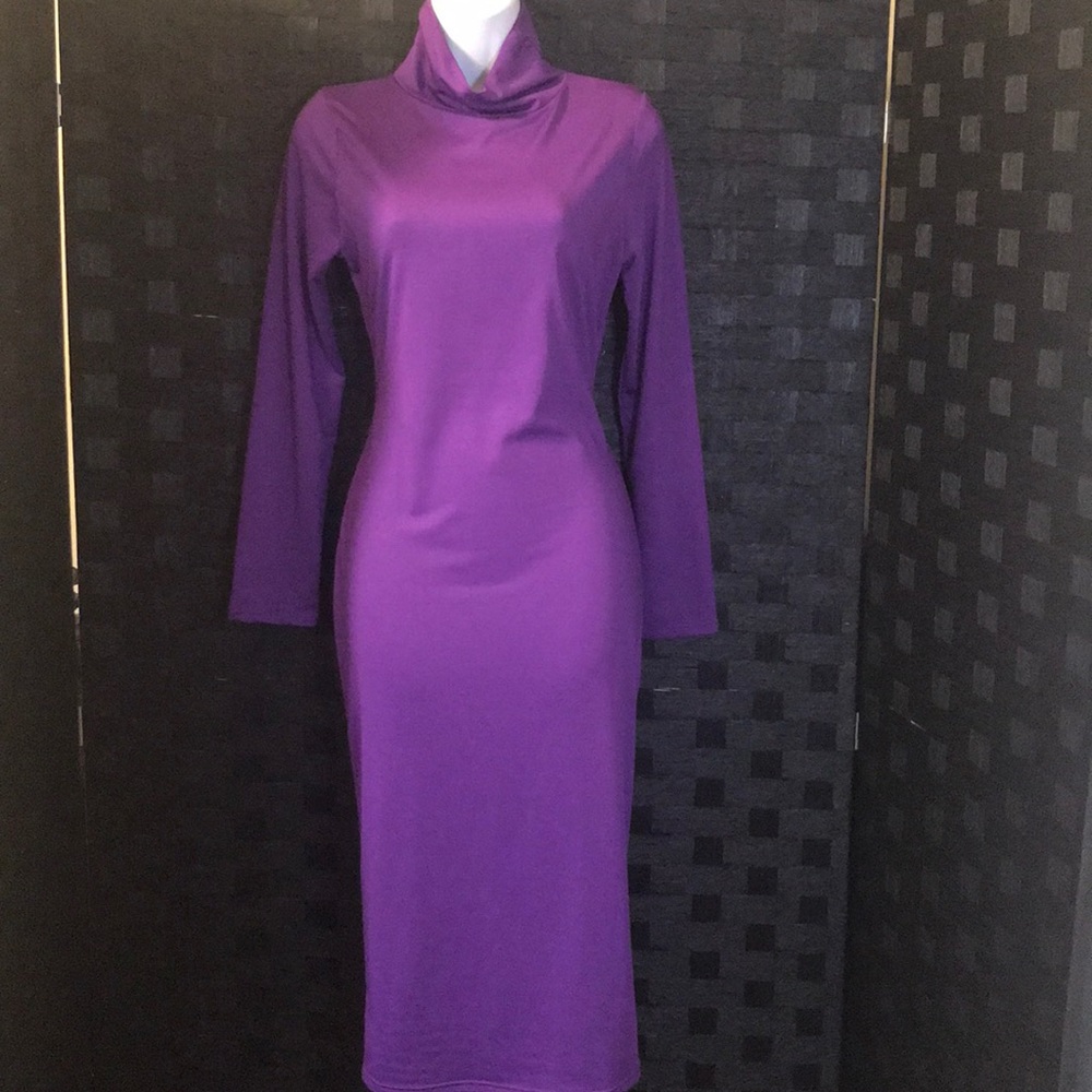 Royal purple dress